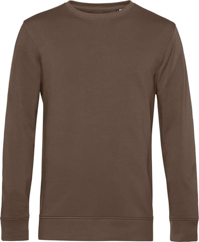 Organic Inspire Crew Neck Sweater B&C Collectie Mocha/Bruin maat XL