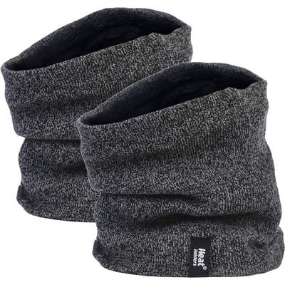 Set van 2 thermische winter-nekwarmers voor heren