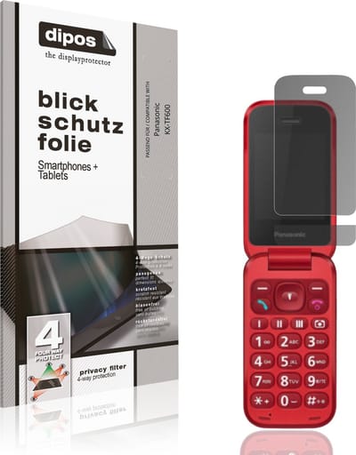 dipos – Matte Privacy Screenprotector geschikt voor Panasonic KX-TF600 | Anti-Spy Beschermfolie