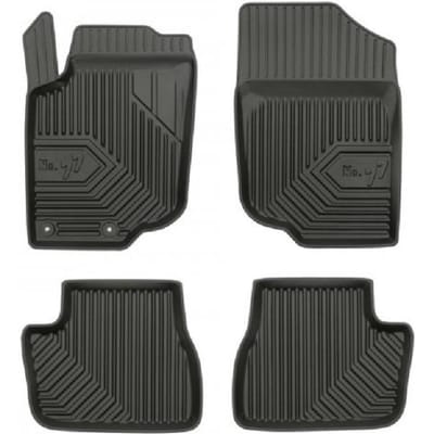 FROGUM 77 Automatten - Geschikt voor PEUGEOT 207 (2006-2012) - TPE Rubber - Zwart