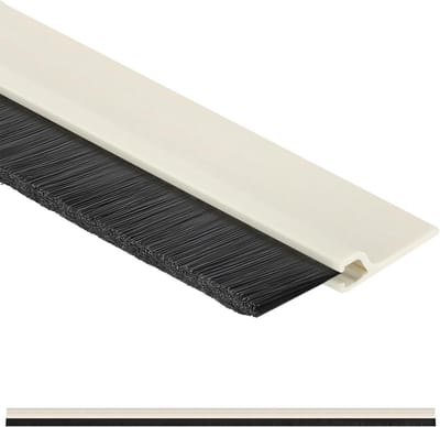 Tochtstrip met borstel - 100 cm lange, zelfklevende tochtstopper voor deuren - Beige