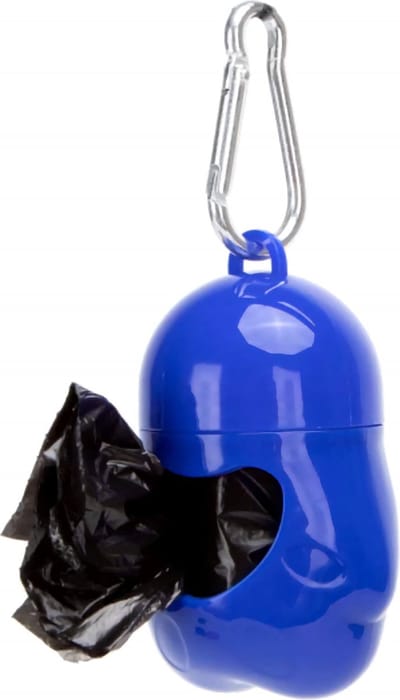 Nobleza Hondenpoepzakjeshouder - Poepzakjes Dispenser - Inclusief Rol Poepzakjes - Blauw