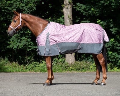 Regendeken turnout de luxe 0 gram met fleecevoering Blush-205
