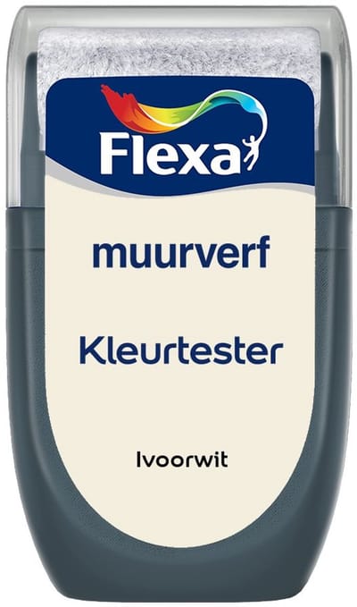 Flexa - Kleurtester Muurverf - Ivoorwit - Mengverf - 30 Ml