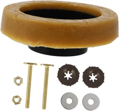 Toilet Zitting Bevestiging - Zitting Onderdelen - Toilet Reparatie - Universele Pasvorm - 13 x 13 cm - Khaki