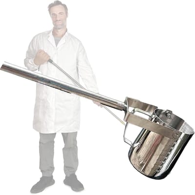 Telescopische water sampler - Bemonsteringspaal - Waterkwaliteit testen - Verstelbare zwenkarm - Tot 7 meter - Zilver