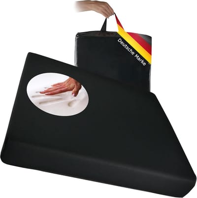 Drukverlagend Gelschuim Zitkussen Zwart - Comfortabel en Orthopedisch voor Stoelen en Auto
