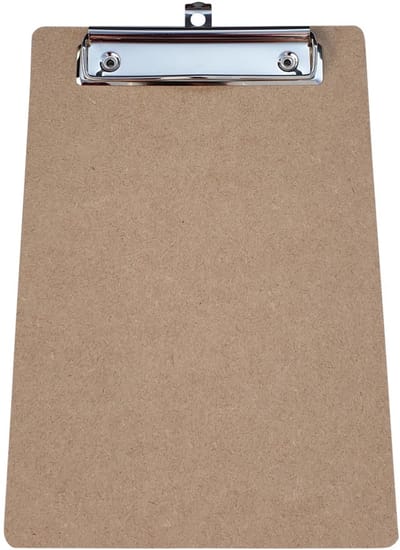 Klemplaat voor ft A5 (16 x 25 cm)