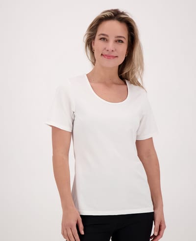 Je m'appelle Travelstof T-shirt - Dames - Wit - Maat XS
