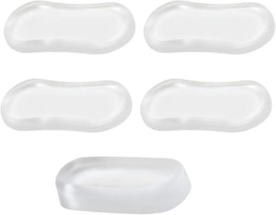Toiletbril bumpers - Stoelbeschermers - Badkamer stabiliseren - Geluidsdempend ontwerp - 5 stuks - Transparant