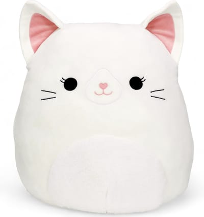 Klikkopers® - Kawaii knuffel - 20CM - Knuffel Kat Wit - Squishy - Kawaii Kussen - Squishy - Squish Knuffel - Witte Kat Knuffel
