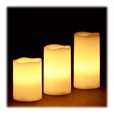 12x led kaarsen - elektrische kaarsen op batterijen - flikkerend - wax