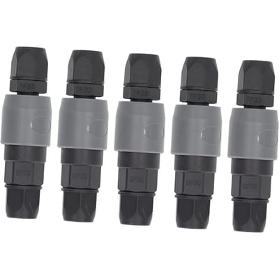 5 Set Pneumatische Snelkoppeling C Type Zelfvergrendelend Luchtslangkoppeling Stekker Sokkel(SP+PP40