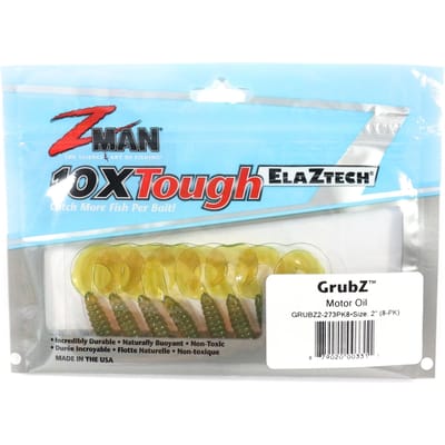 Zman Soft Lure GrubZ 2 Inch 8/Pack Motorolie (3311)
