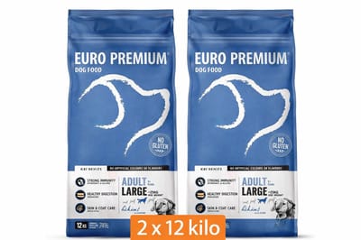 Euro Premium Adult Large Lamb & Rice 2x 12 kg - Hond Voordeelverpakking