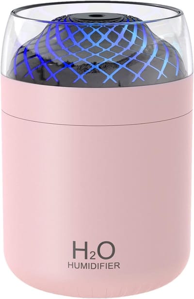 Draagbare Luchtbevochtiger - Koude Mist - Verbeter Comfort - Stil Ontwerp - 500 ml - Roze