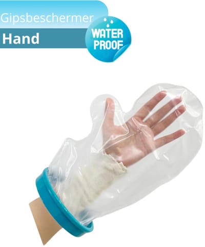 Gipsbeschermer douche - Gips hoes voor hand / pols - Shower cover - waterdicht - 1 stuk - Houd het gips droog - Douchegips - Douchehoes - Gipshoes Hand - Gipshoes pols - Douche hoes- Water beschermer - Gipsbeschermer