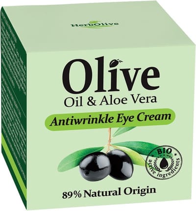HerbOlive Anti-Rimpel Oog Crème *Olijfolie & Aloe Vera* 15ml