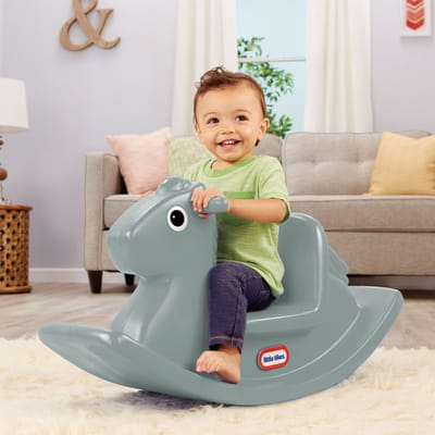 Little Tikes - Rocking Horse - Schommelwip - Wipwap Voor Binnen en Buiten - Grijs
