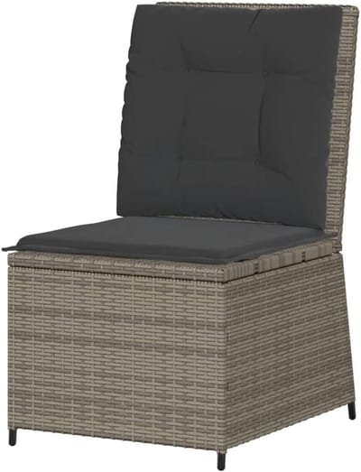 Verstelbare Tuinbank - Buitenbank Lounge - Ontspannen in de tuin - Verstelbare rugleuning - 54 x 67 x 95 cm