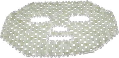 Jade Gezichtsmasker - Koelmasker Huidverzorging - Ontspanning Gezicht - Natuurlijke Jade Steen - 28 x 21 cm - Groen