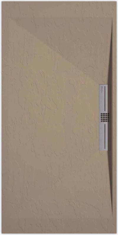 Sanifun douchebak Stone Side Moka Slate 1100 x 800 S