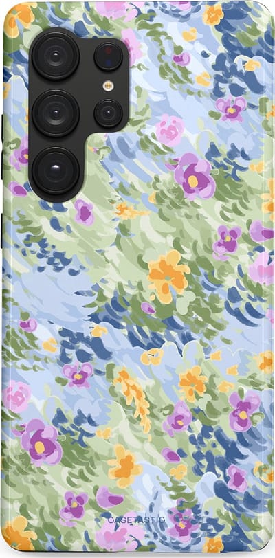 Casetastic Hoesje Geschikt voor Samsung S25 Ultra - Stijlvolle Beschermende Duo-layer Case - Vijver briesje
