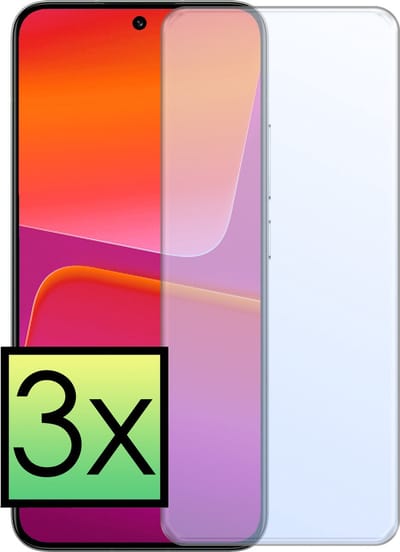 Screenprotector - 3 Stuks - Geschikt voor Xiaomi 13 - Extra Sterk - Beschermglas - Gehard Glas - Tempered Glass - Screen Protector - Bescherm Cover