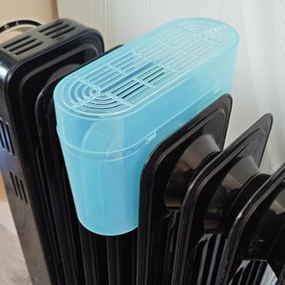 Radiator Luchtbevochtiger - Verdamper Tank - Droge Lucht Bestrijden - Geen Elektriciteit Nodig - 16.5 cm - Wit