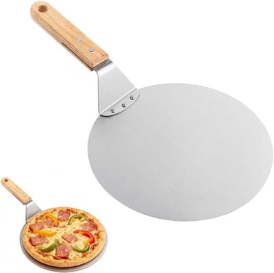 25 cm Pizza Schep - Lichtgewicht Aluminium Pizza Wender voor Oven, Ideaal voor Brood en Taarten