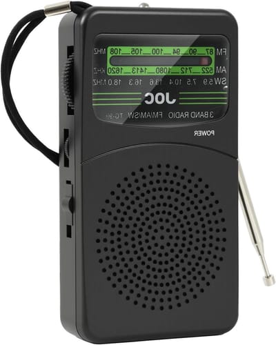 Draagbare Radio - Mini Transistor - Outdoor Luisteren - Hoge Gevoeligheid Antenne - Compact Formaat - Zwart