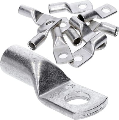10 stuks Kalitec HR50-10 standaard buiskabelschoenen 50 mm² M10 I zonder kijkgat I Made in Germany