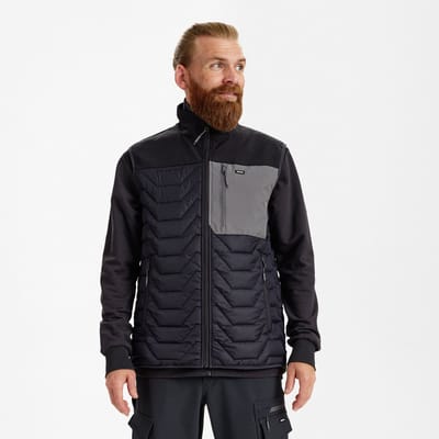 Engel Entire gevatteerd bodywarmer 5328-142 - Anthracite Grey / Black - XS