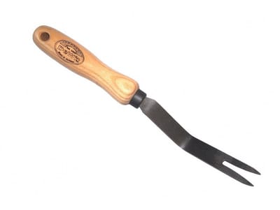De Wit Bio wiedvork met essenhouten handvat 14 cm