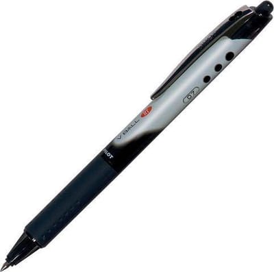 Pilot Rolschrijver V-ball 07 RT 0,4 mm, zwart (doos 12 stuks)