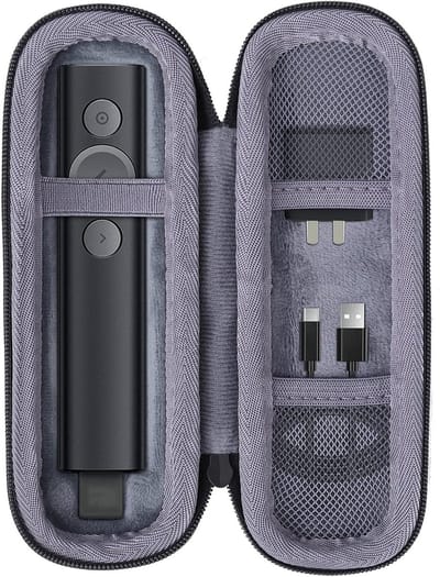 Duurzame Hard Case Bescherming voor Logitech Spotlight Presentatie Afstandsbediening met Extra Ruimte en Schokbestendigheid