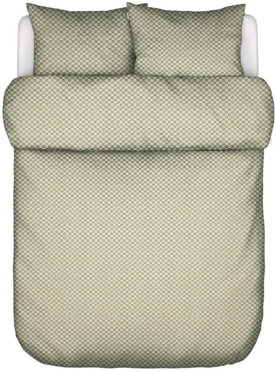 Marc O'Polo Svea Dekbedovertrek Silvery green - Tweepersoons – 200x200/220 cm