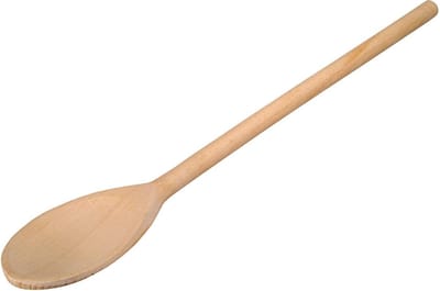 Kooklepel - houten lepel ovaal 40cm