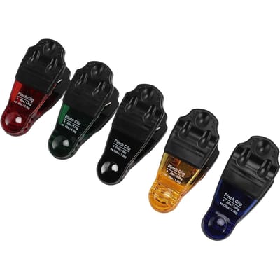 5 STUKS Gegradeerde Knijpoefening Sterke Magnetische Plastic Vingerversterker Clip Knijpkracht Trainer voor Conditionering black