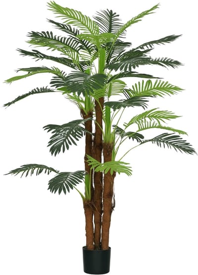 HOMCOM kunstplant - kunststof/cement - Ø16 x 160H cm - groen