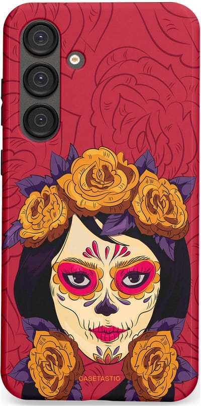 Casetastic Hoesje Geschikt voor Samsung S25 Plus - Stijlvolle Beschermende Duo-layer Case - Middernachtmasker