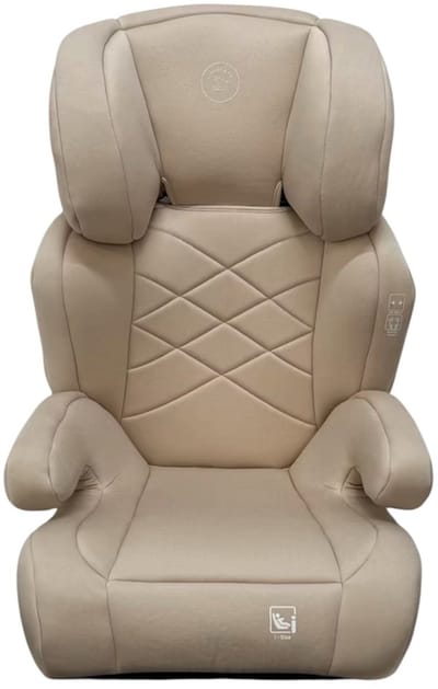 Liefjes & Co Moveup Isofix Autostoel – i-Size – Groep 2/3 (100–150 cm) Memory Foam - Afstelbare hoofdsteun - Booster - Beige
