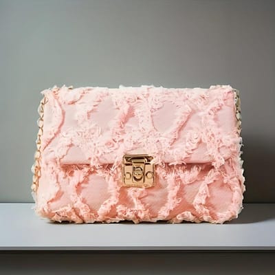 Sac bandoulière pour femme, Sac messager Multifonctionnel Portefeuille pour téléphone et pièces de monnaie Pour l'épaule Ou en bandoulière rose