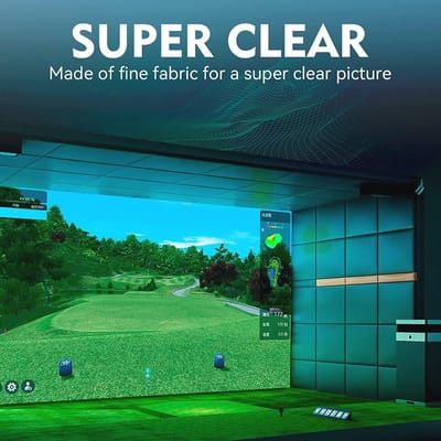 Groot Golf Simulator Projectiescherm 300x200cm – Ideaal voor Binnengebruik