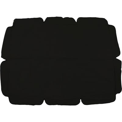 Housse imperméable pour balançoire d'extérieur 420D en tissu Oxford enduit argenté pour black