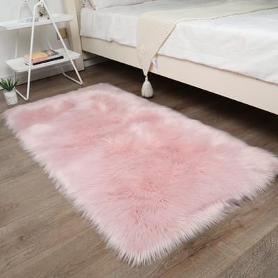 Dik wit tapijt zacht bont voor woonkamer pluche tapijt slaapkamer imitatiewol pluizige vloertapijten raam nachtkastje home decor tapijten 30x30cm Decorative gray
