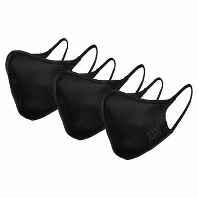 Heatkeeper - Mondmasker volwassenen - Zwart - S/M - 1-Stuk - Mondkapje volwassenen