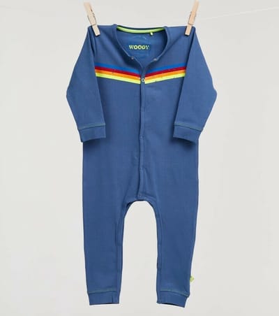 Billie-Ray x Woody - Unisex Onesie - Blauw - 9 maand