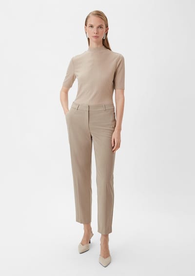 Black Label Women-Broek--8091 BROWN-Maat 44