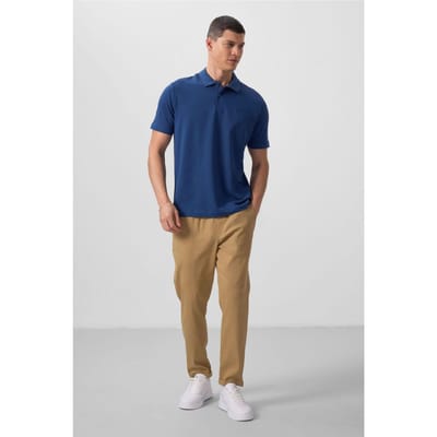 Heren Rechtonde Gabardin Chino's